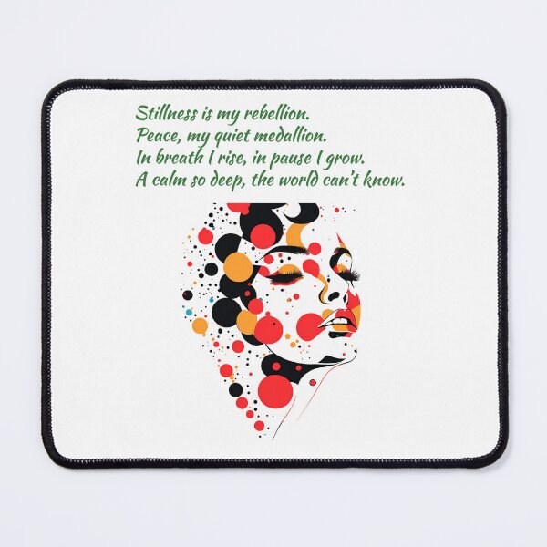 Item preview, "Rise In Stillness" positive attitude quotes design designed and sold by TR_fairydesigns.
