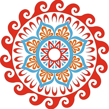 Artwork thumbnail, Mandala Rangoli by RUDRAENT
