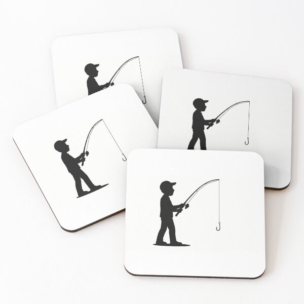 Item preview, Fishing pole and man  designed and sold by ADAPTxmike.