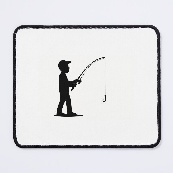 Item preview, Fishing pole and man  designed and sold by ADAPTxmike.