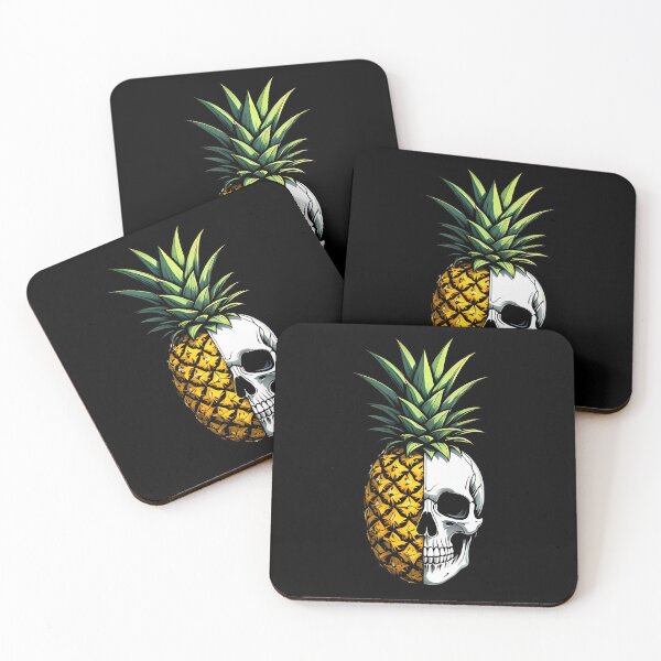 Item preview, Pineapple Scull designed and sold by Funny Vintage Stickers And T-Shirts.