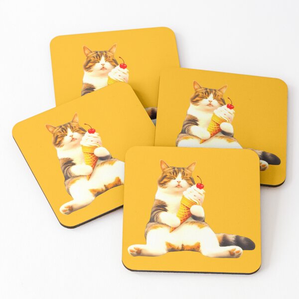 Item preview, Do Not Disturb: Cat on a Sweet Ice Cream Nap designed and sold by Fantabulous.