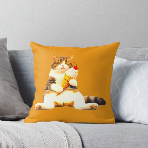 Item preview, Do Not Disturb: Cat on a Sweet Ice Cream Nap designed and sold by Fantabulous.