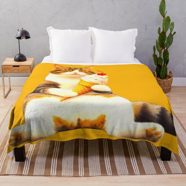 Item preview, Do Not Disturb: Cat on a Sweet Ice Cream Nap designed and sold by Fantabulous.