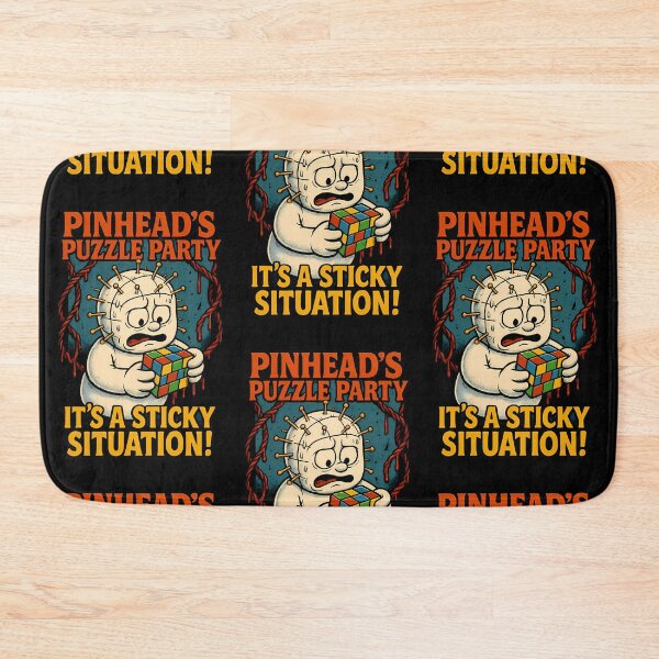 Item preview, Pinhead's Puzzle Party: It's a Sticky Situation! Horror Parody designed and sold by vanko-vnc.