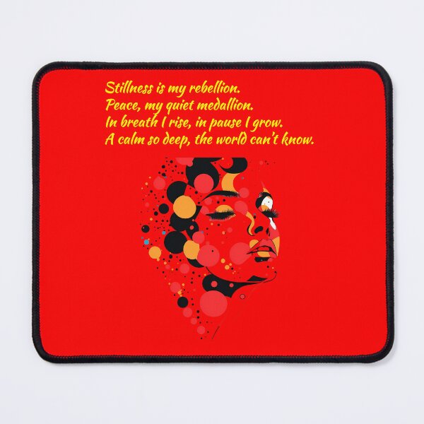 Item preview, "Rise In Stillness" positive attitude quotes design designed and sold by TR_fairydesigns.