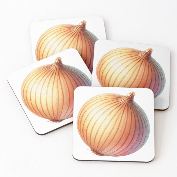 Item preview, Watercolor Yellow Onion Food Illustration designed and sold by Little Care Studio.