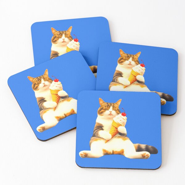 Item preview, Do Not Disturb: Cat on a Sweet Ice Cream Nap designed and sold by Fantabulous.