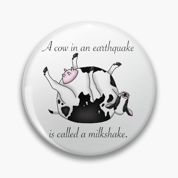 Item preview, A Cow in an Earthquake designed and sold by CritterStudio.