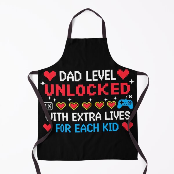 Item preview, Dad Level Unlocked With Extra Lives For Each Kid, Funny, Fathers Day designed and sold by Teetreasure2.