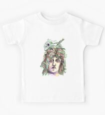 Alien Cephalopod Bad Hair Day Kids Tee