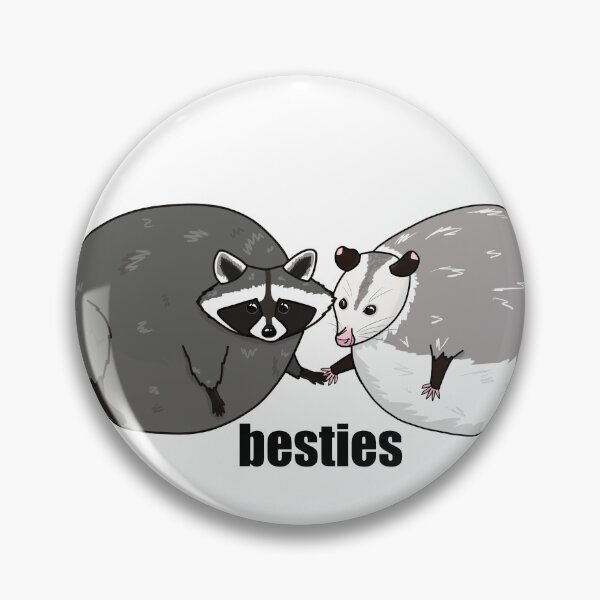 Item preview, Chunky Raccoon and Opossum Besties designed and sold by CritterStudio.