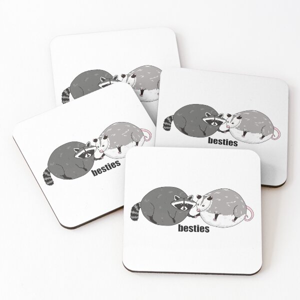 Item preview, Chunky Raccoon and Opossum Besties designed and sold by CritterStudio.