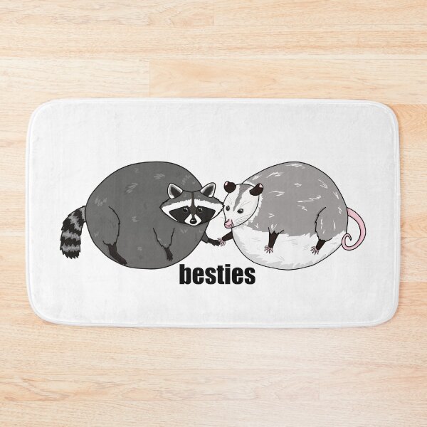 Item preview, Chunky Raccoon and Opossum Besties designed and sold by CritterStudio.