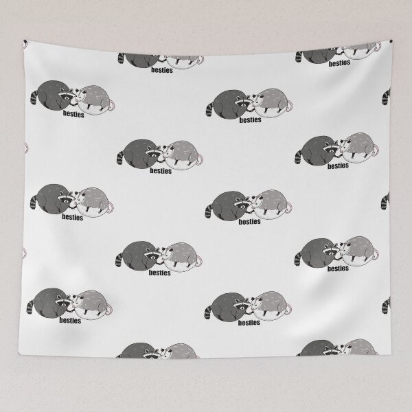 Item preview, Chunky Raccoon and Opossum Besties designed and sold by CritterStudio.