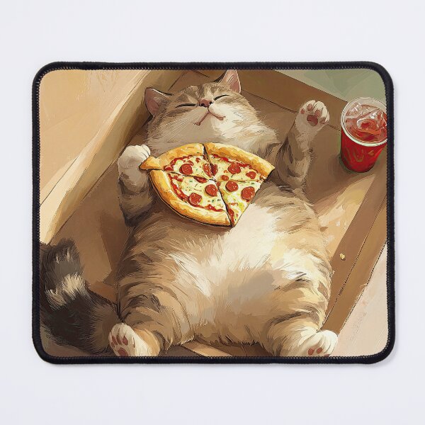 Item preview, Chubby Pizza Kitty designed and sold by Elisabeth Lucas.