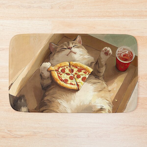 Item preview, Chubby Pizza Kitty designed and sold by Elisabeth Lucas.