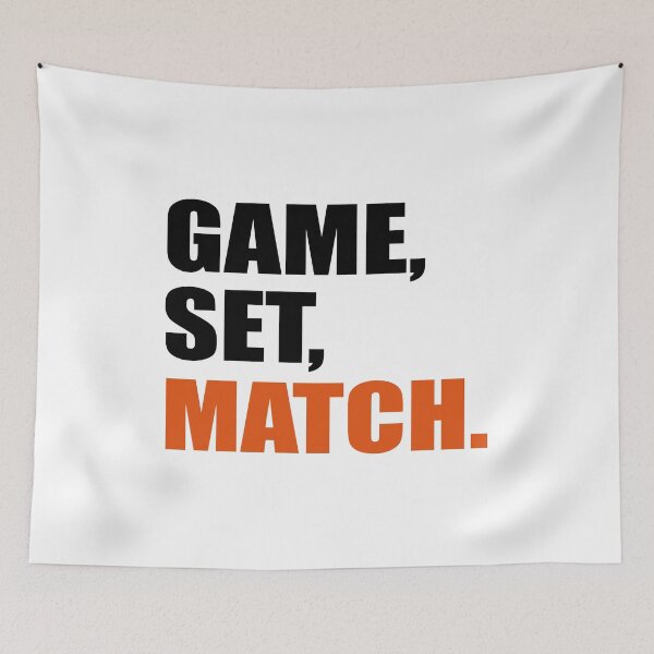 Item preview, Game, set, match designed and sold by Vectorqueen.