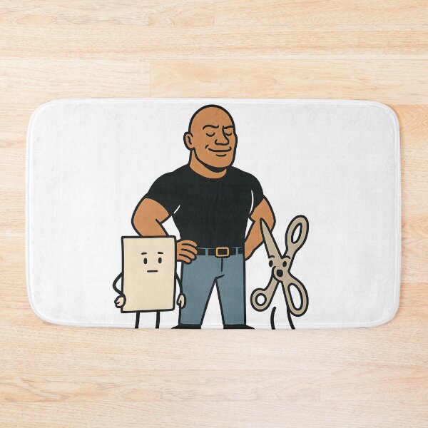 Item preview, Champion Since Birth – Funny Rock Paper Scissors Dwayne Parody designed and sold by Fashvora.