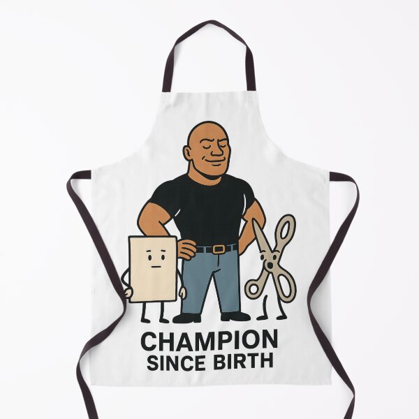 Item preview, Champion Since Birth – Funny Rock Paper Scissors Dwayne Parody designed and sold by Fashvora.