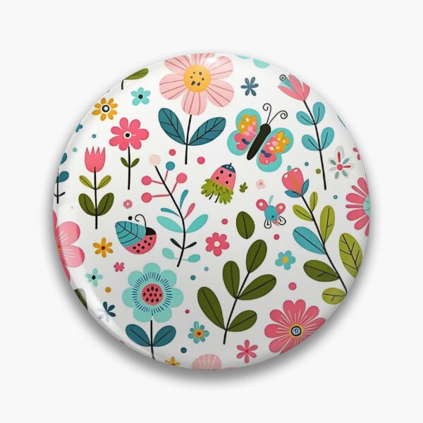 Item preview, Fun and Floral Spring Seamless Pattern  designed and sold by Vicky021.