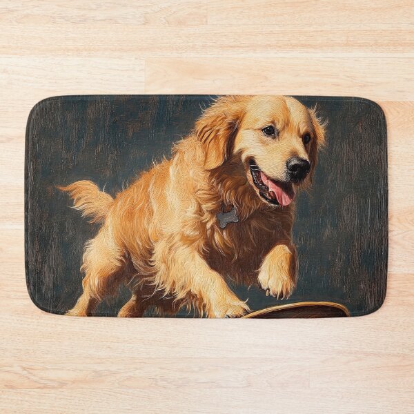 Item preview, Golden Retriever on Skateboard designed and sold by Elisabeth Lucas.