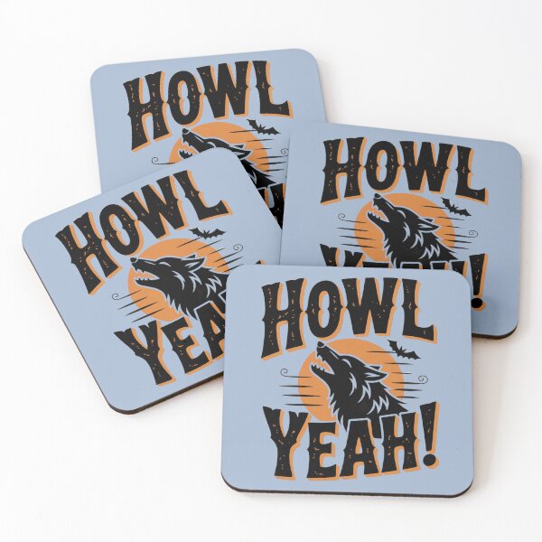 Item preview, Howl Yeah!, Retro Halloween designed and sold by ORA_ORA.