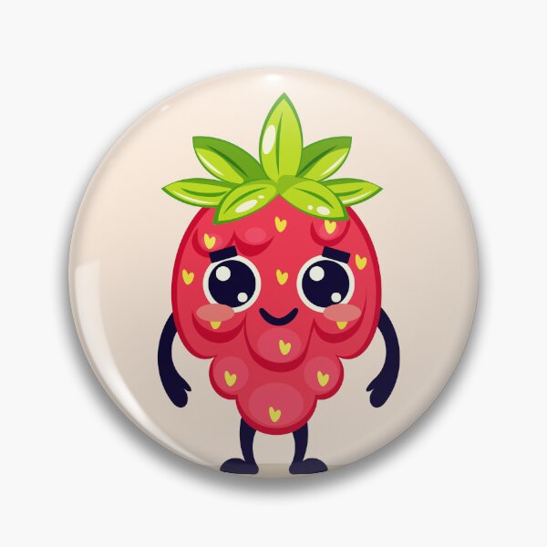 Item preview, Cute Raspberry Cartoon Character designed and sold by Mariia Berezhna.