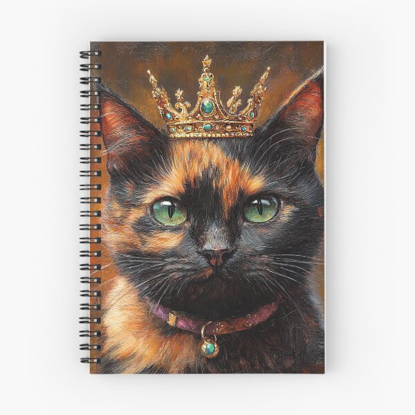 Item preview, Tortie Cat with Crown 01 designed and sold by Elisabeth Lucas.