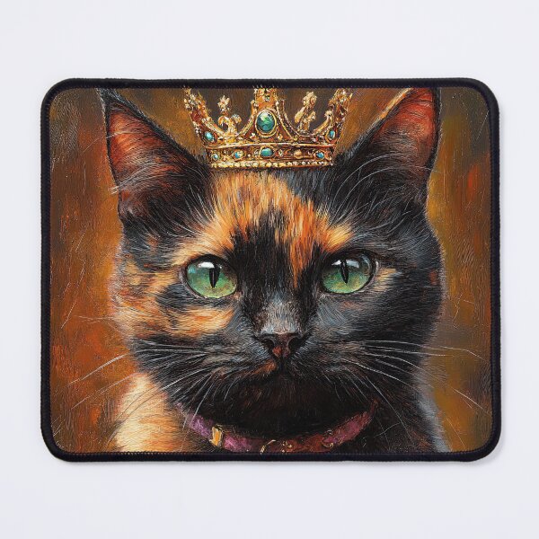 Item preview, Tortie Cat with Crown 01 designed and sold by Elisabeth Lucas.