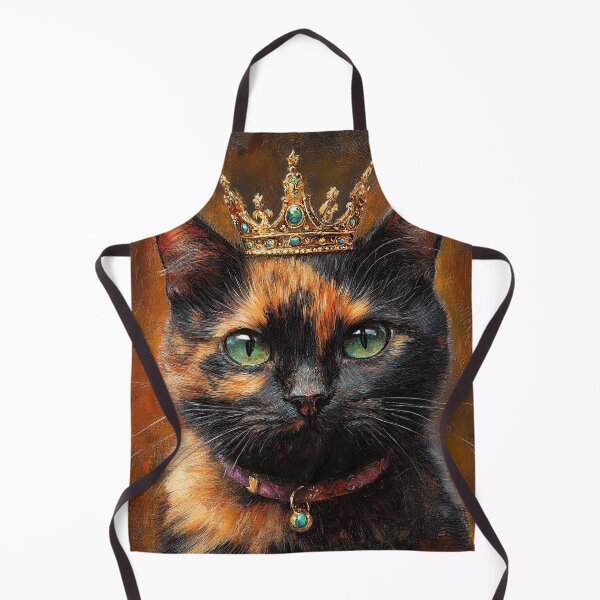 Item preview, Tortie Cat with Crown 01 designed and sold by Elisabeth Lucas.