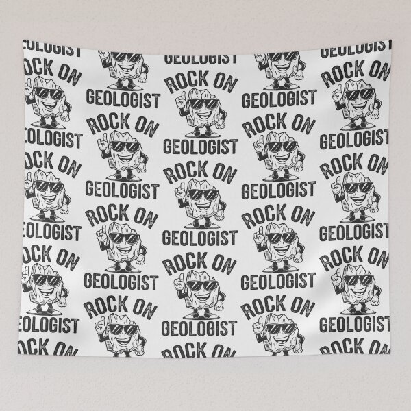 Item preview, Rock On Geologist – Funny Rock Character with Attitude designed and sold by Taans-Creation.
