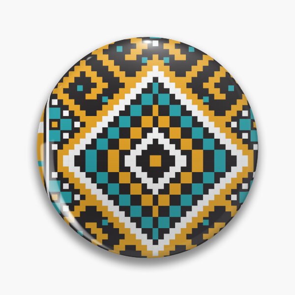 Item preview, Futuristic Pixel Geometry Pattern for Cutting-Edge Fabric and Apparel Design designed and sold by Loomexa Studio .