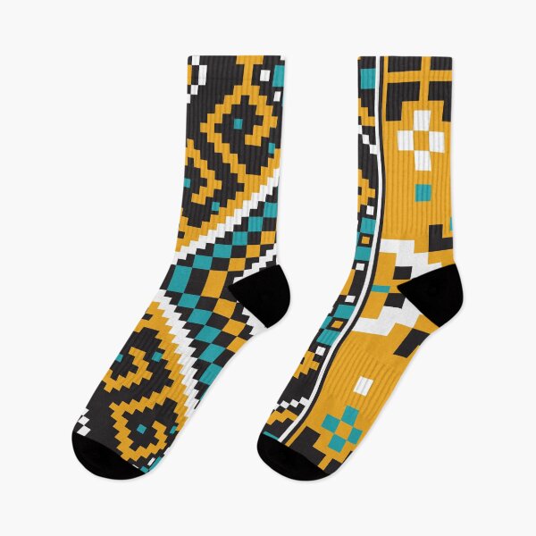 Item preview, Futuristic Pixel Geometry Pattern for Cutting-Edge Fabric and Apparel Design designed and sold by Loomexa Studio .