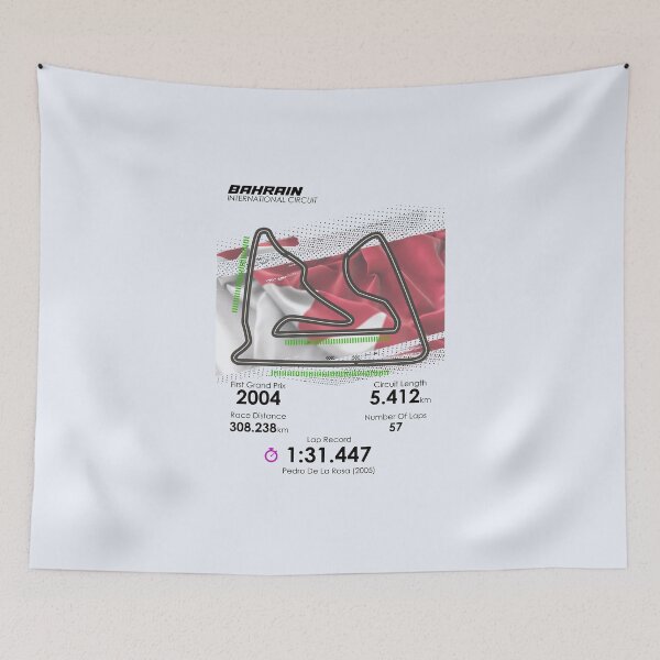 Item preview, Formula 1 Bahrain GP White designed and sold by MDLsn.