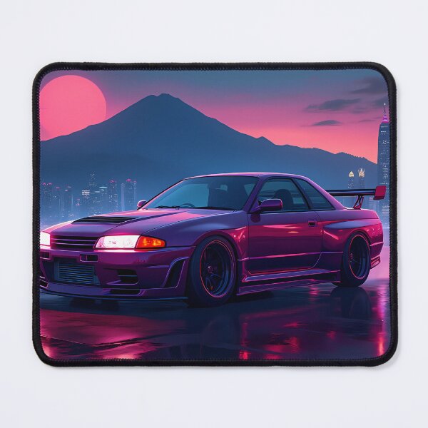 Item preview, Anime Neon Art of a Classic Nissan Skyline designed and sold by Salimgor Hangaround Music.