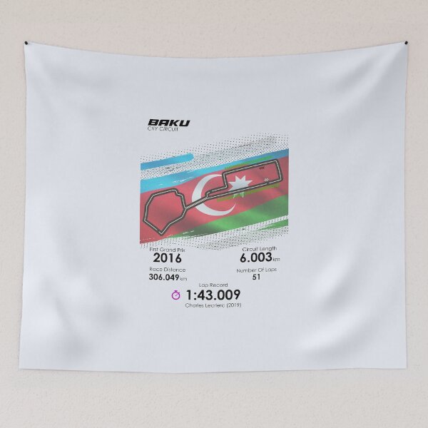 Item preview, Formula 1 Azerbaijan GP White designed and sold by MDLsn.