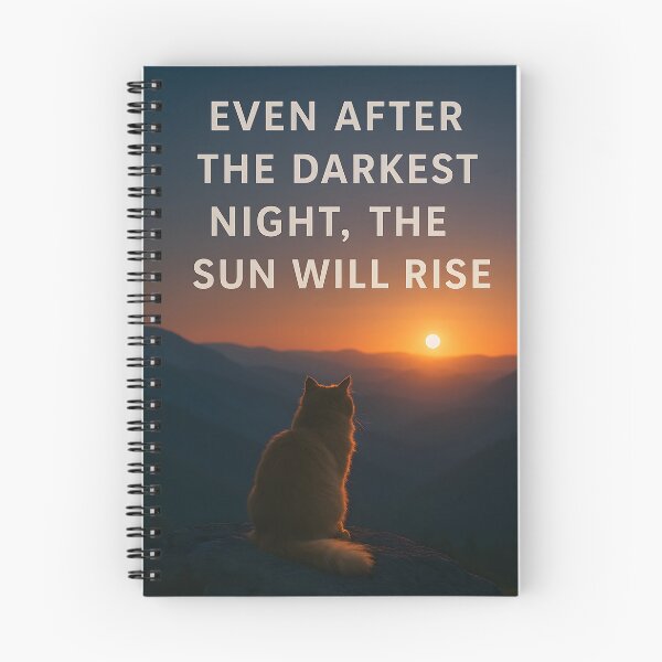Item preview, Even After The Darkest Night, The Sun Will Rise designed and sold by MindGlowNest.