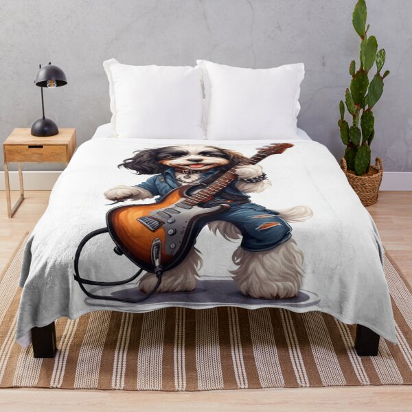 Item preview, Perro guitarrista rockero designed and sold by SommeryLaser.