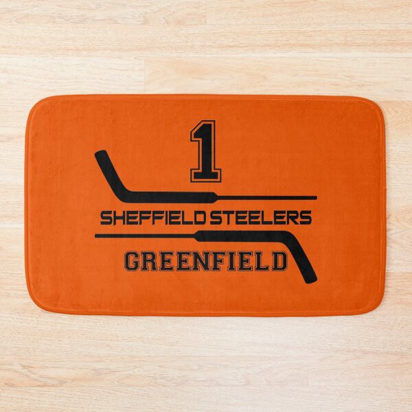 Item preview, Sheffield Steelers Ice Hockey Goalie Sticks - 1 Greenfield designed and sold by Tarantula Design Co. .