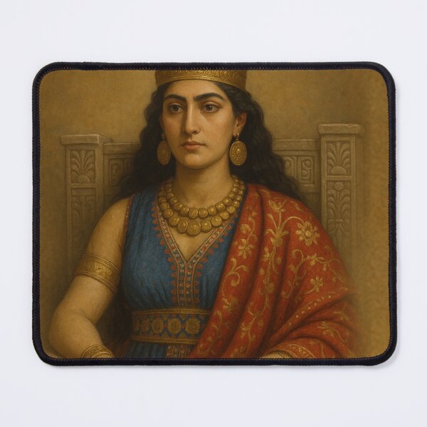 Item preview, Regal Portrait of Assyrian Queen Shamiram designed and sold by Josinta.