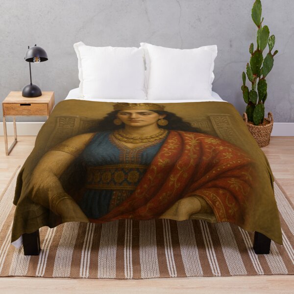 Item preview, Regal Portrait of Assyrian Queen Shamiram designed and sold by Josinta.