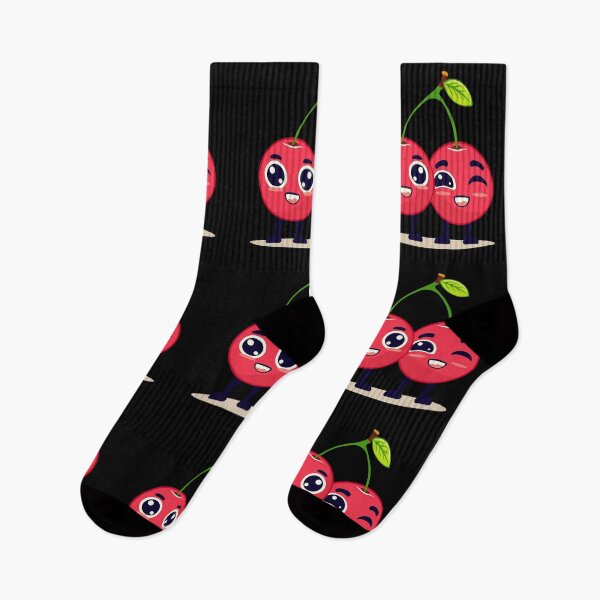 Item preview, Cute Cherry Cartoon Characters designed and sold by Mariia Berezhna.