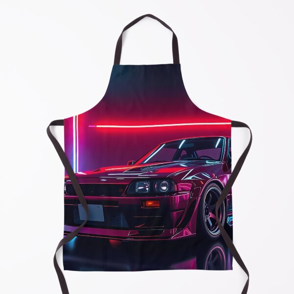 Item preview, Retro Nissan Skyline in the showroom, neon art designed and sold by Salimgor Hangaround Music.