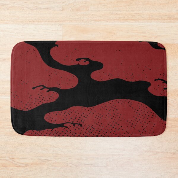 Item preview, Minimalist Japanese Wave Pattern – Red designed and sold by tokomoroJP.