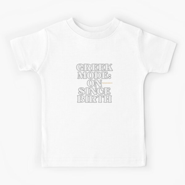 Item preview, Greek Mode: ON Since Birth – Heritage Pride Tee designed and sold by MythoGraphiaArt giannis488.
