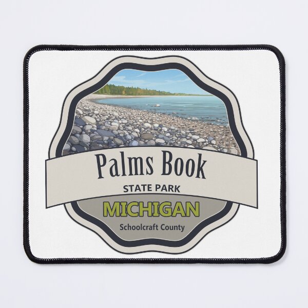 Item preview, Palms Book State Park, Schoolcraft County, Michigan designed and sold by Wanderful-roads.
