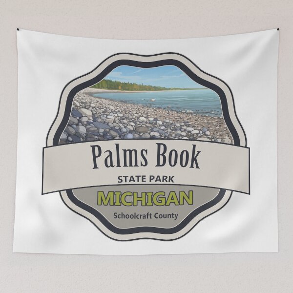 Item preview, Palms Book State Park, Schoolcraft County, Michigan designed and sold by Wanderful-roads.