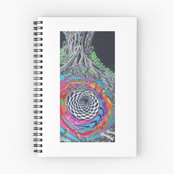 Item preview, Down the Rabbit Hole acrylic painting designed and sold by ArtByAMReisig.