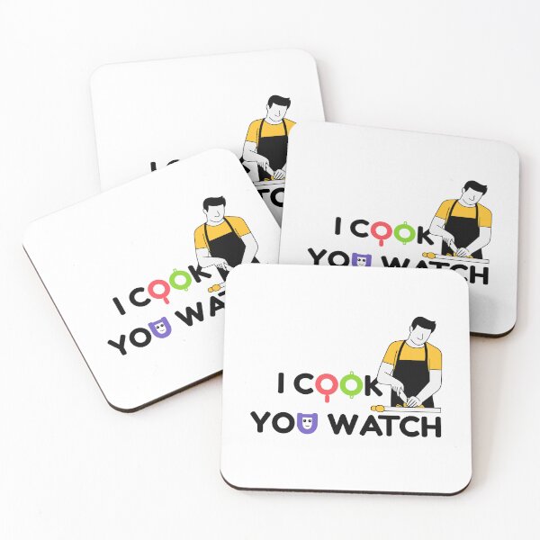 Item preview, I Cook, You Watch – Funny Chef Quote T-Shirt designed and sold by kaviyadesigns.
